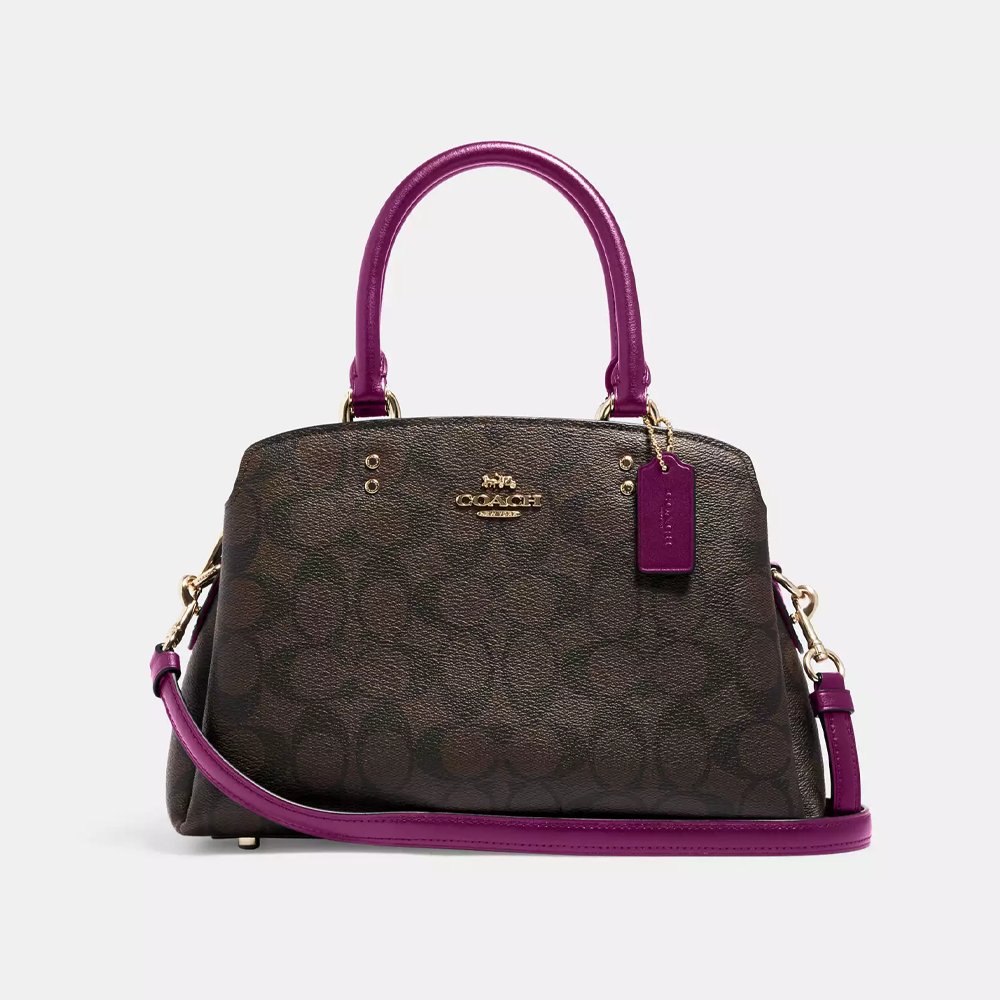 Coach Mini Lillie Carryall In Signature Canvas