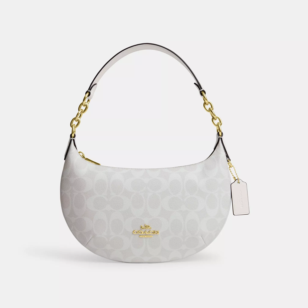 Coach Payton Hobo Bag In Signature Canvas