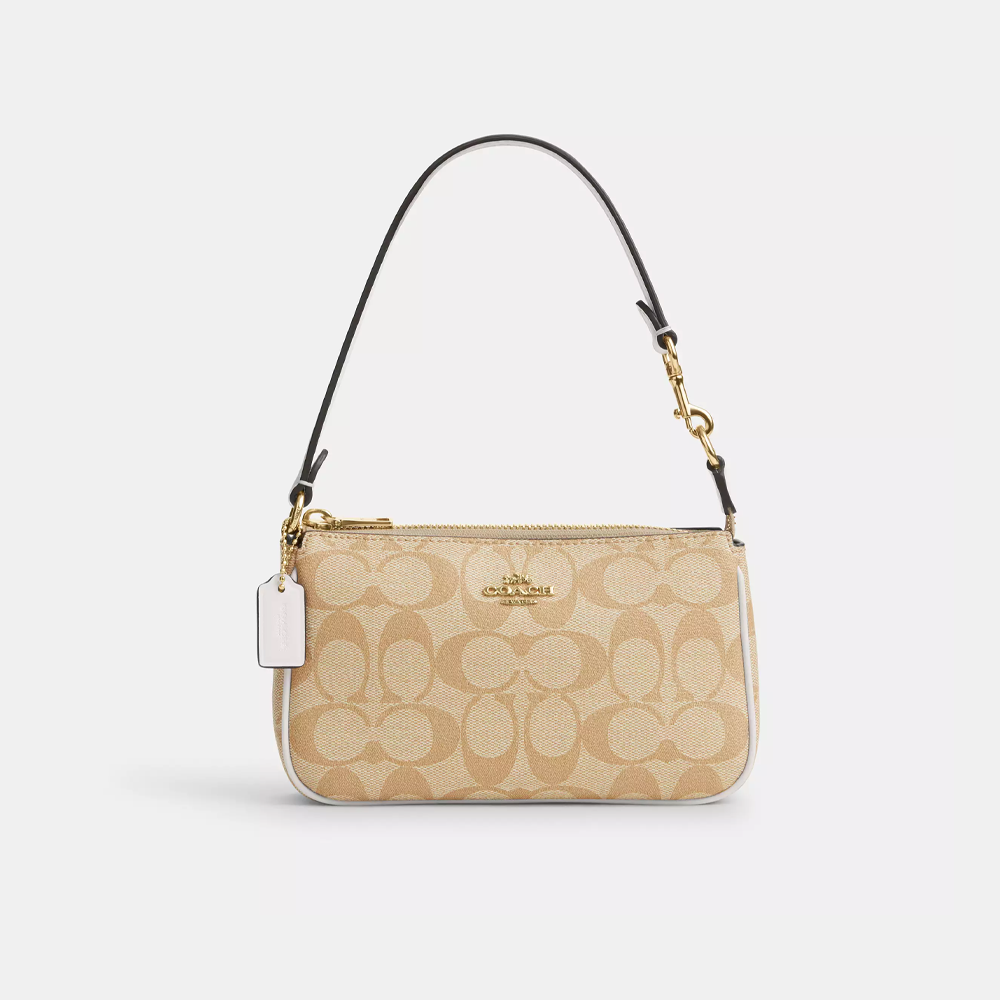 Coach Nolita 19 In Blocked Signature Canvas