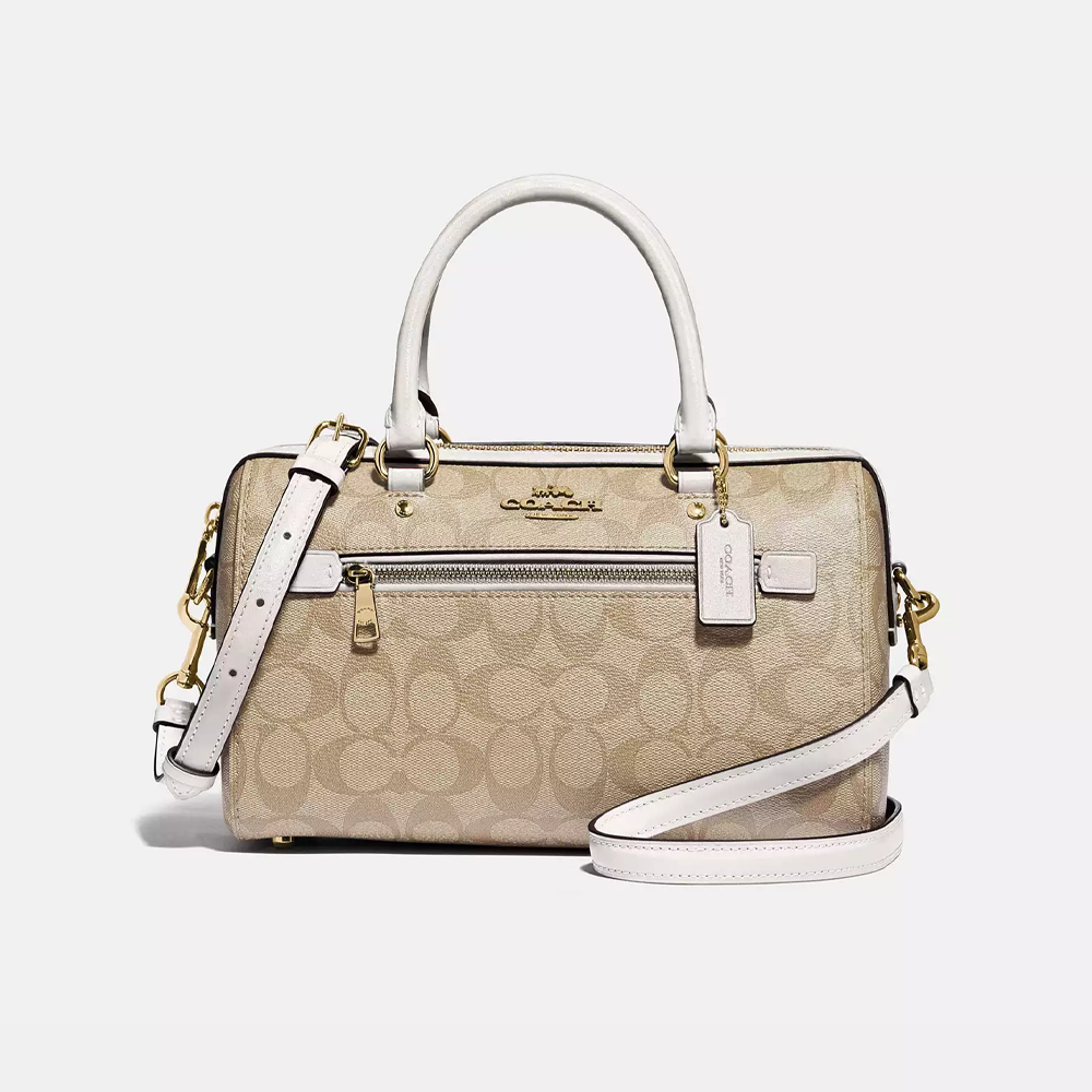 Coach Rowan Satchel Bag In Signature Canvas