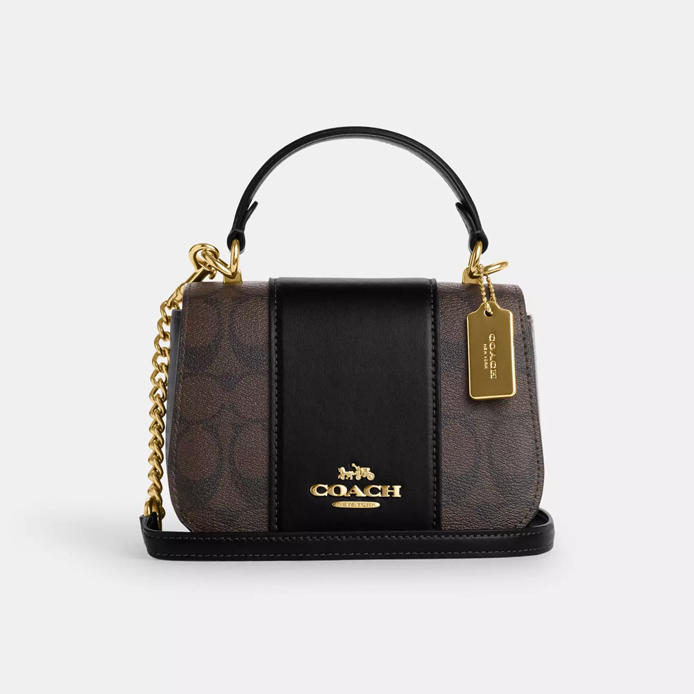 Coach Lysa Top Handle In Signature Canvas