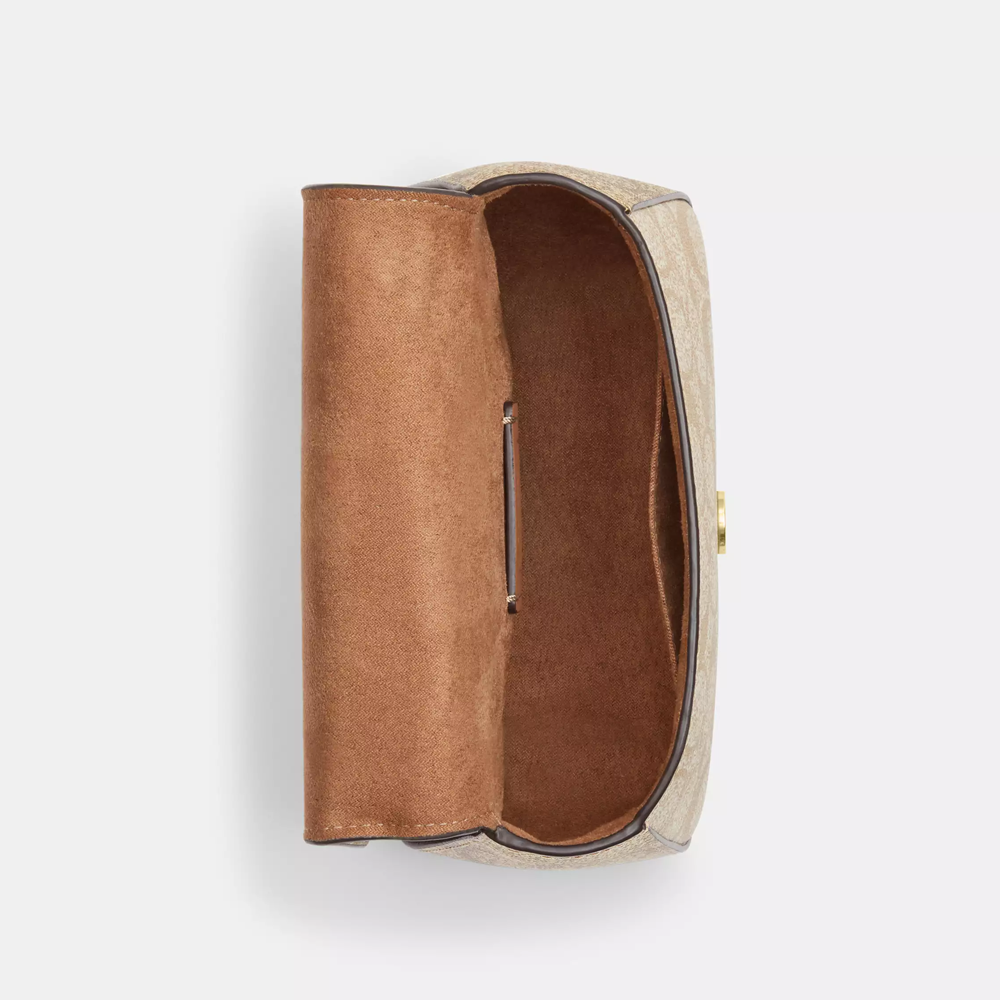 Coach Lysa Top Handle In Signature Canvas
