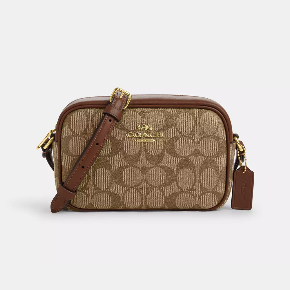 Coach Mini Jamie Camera Bag In Signature Canvas