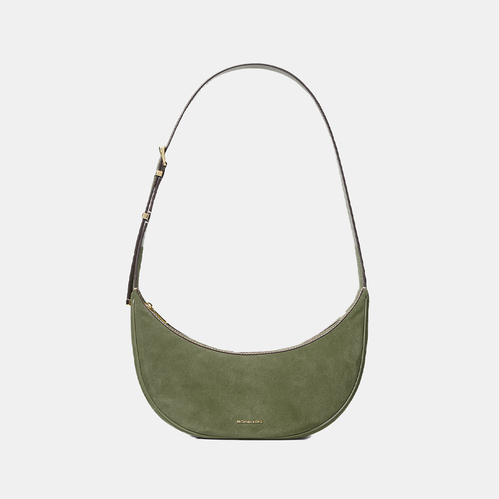 Michael Kors Avra Medium Suede Crossbody Bag