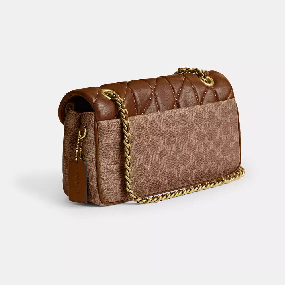 Coach Tabby Shoulder Bag 26 In Signature Canvas With Quilting