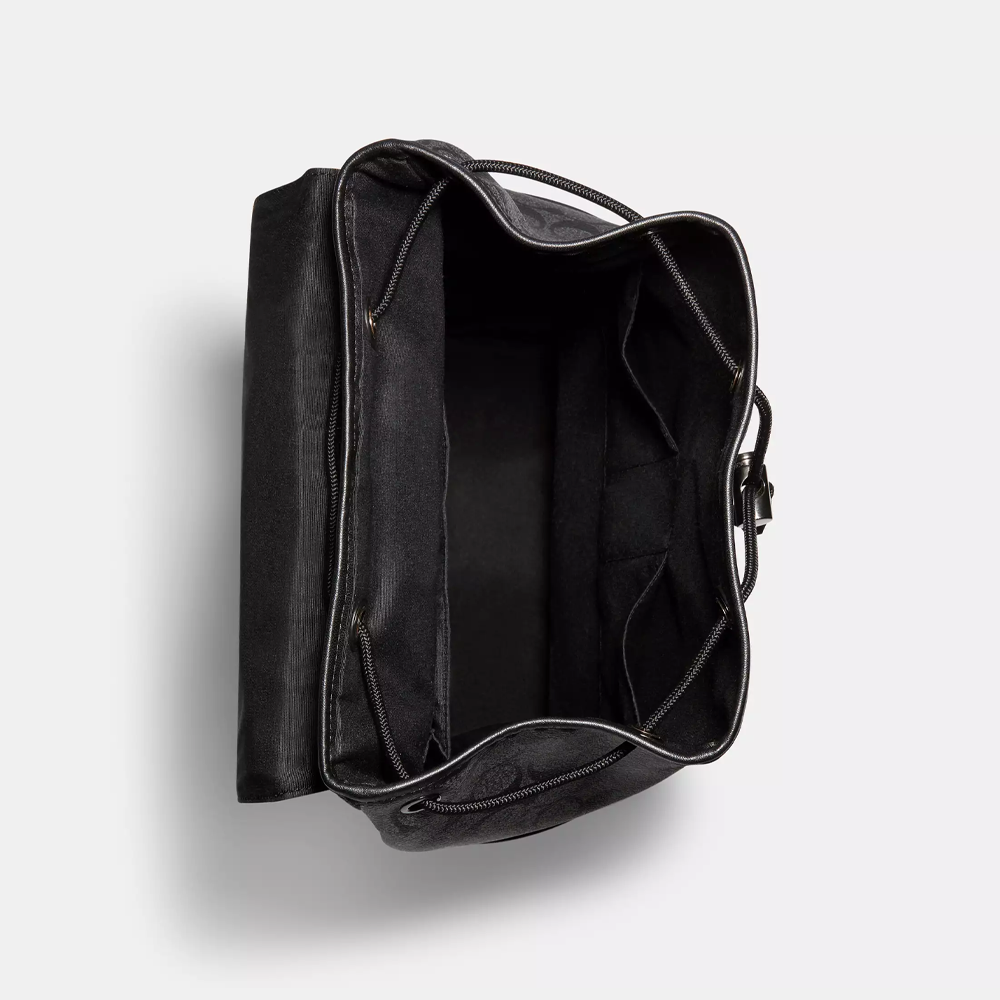 Coach Track Backpack In Signature Canvas