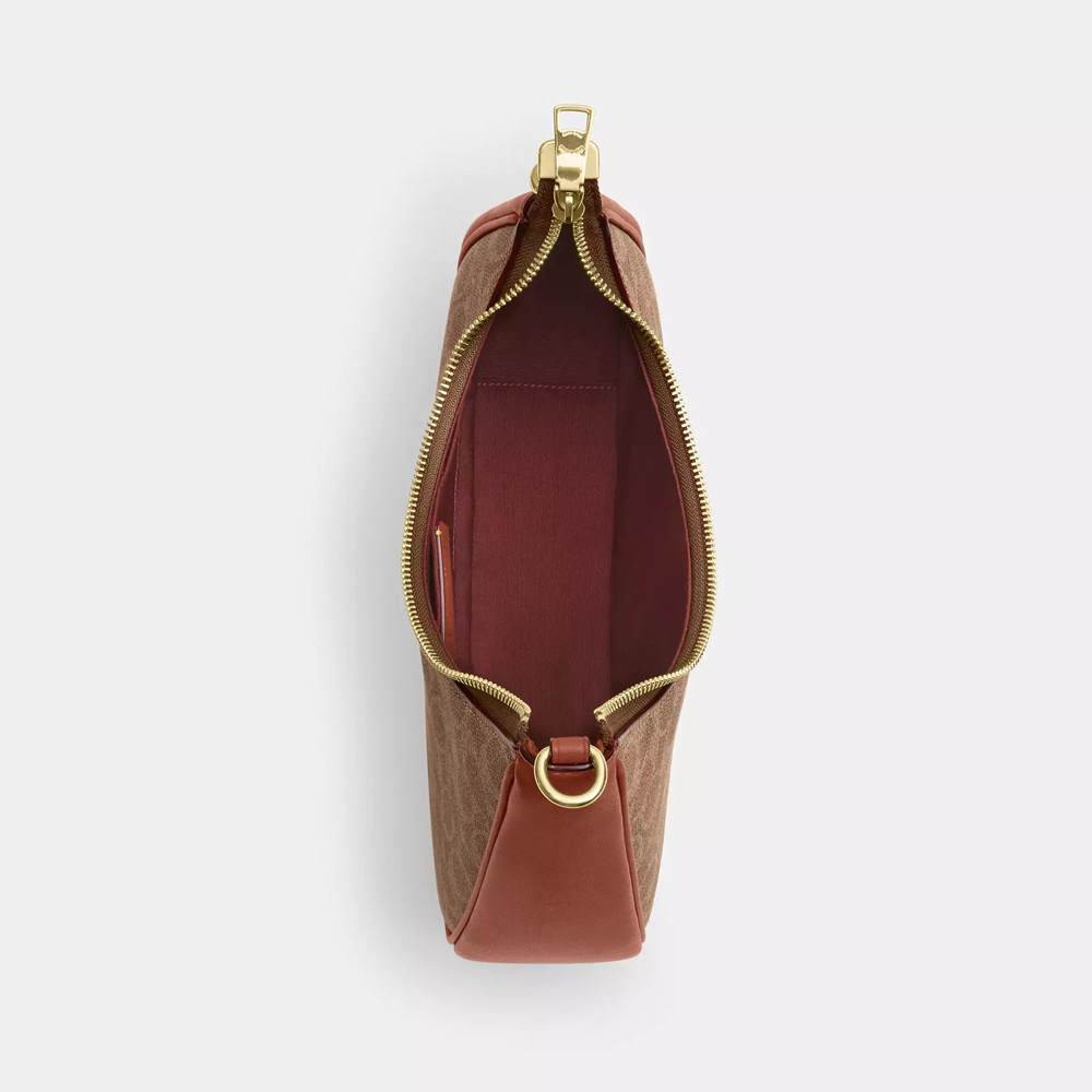 Coach Twisted Teri Shoulder Bag in Signature Canvas