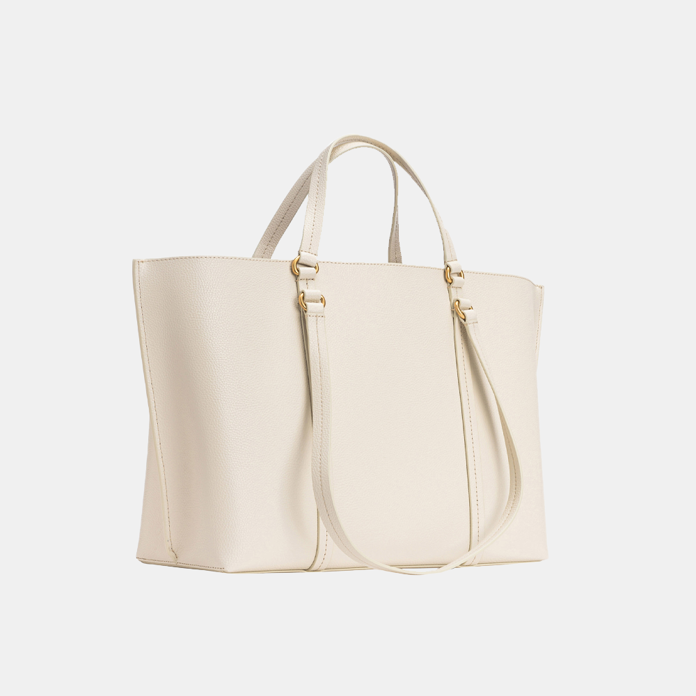 Pinko Large Tumbled Leather Shopper Bag