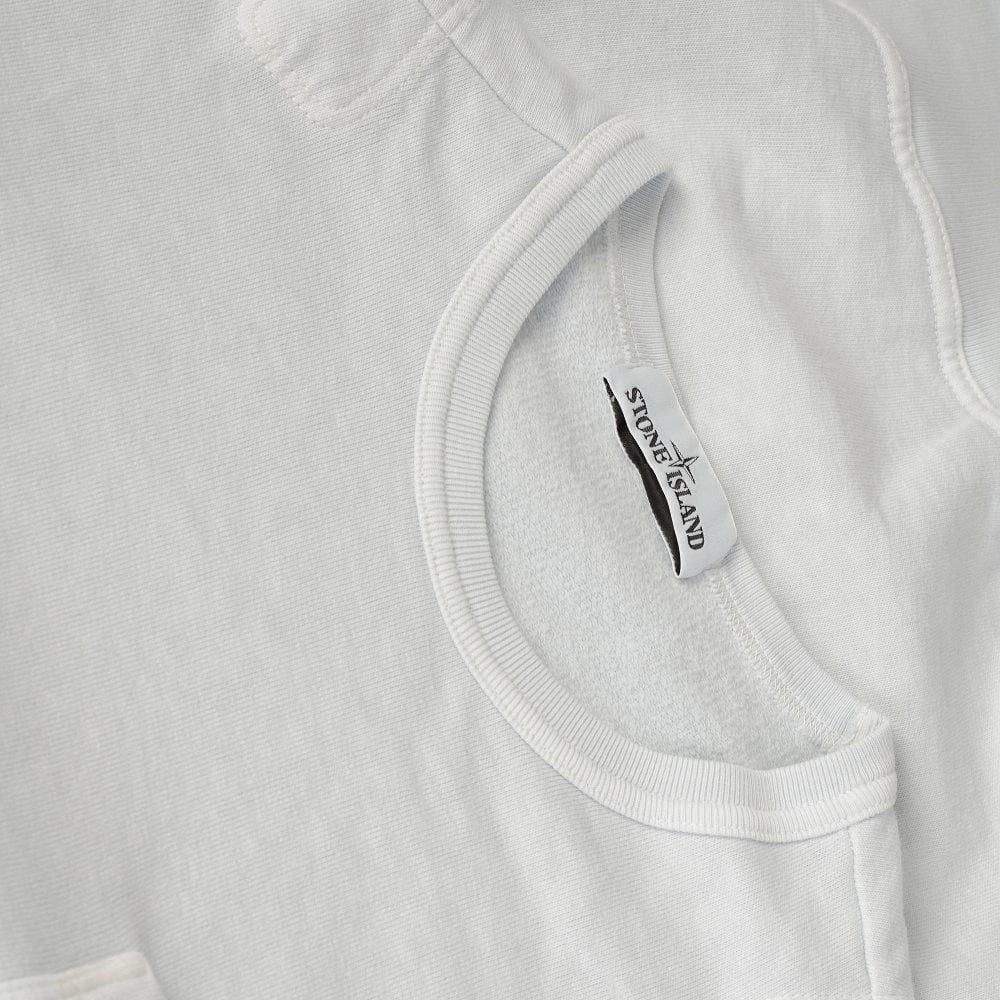 Stone Island Slub Sweatshirt White