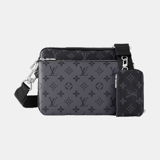 Louis Vuitton Trio Messenger in Monogram Eclipse Canvas