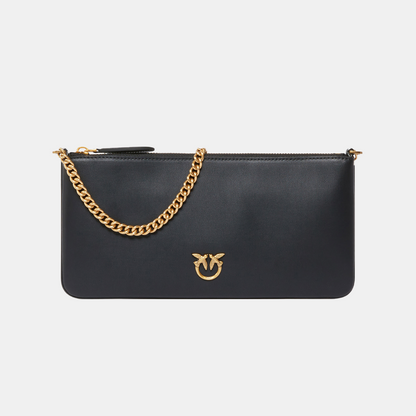 Pinko Horizontal Flat Bag in Leather