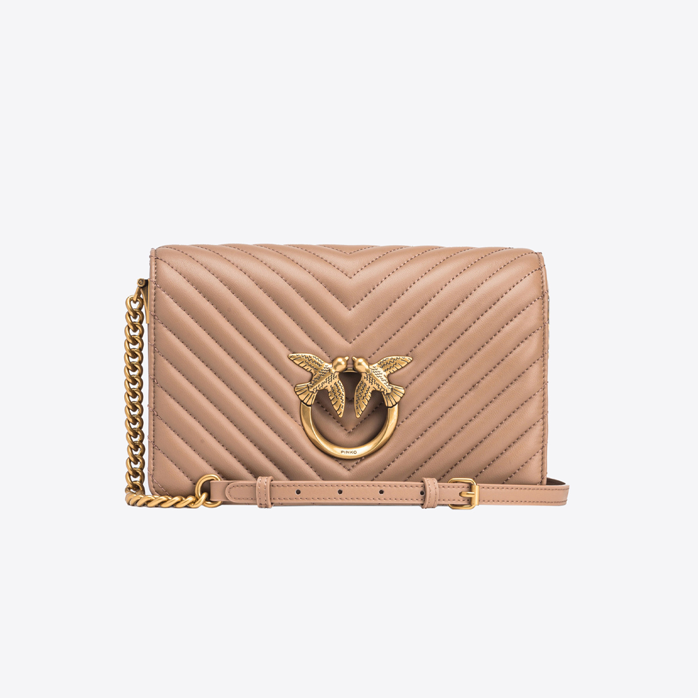 Pinko Classic Love Bag Click Chevron
