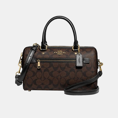Coach Rowan Satchel Bag In Signature Canvas