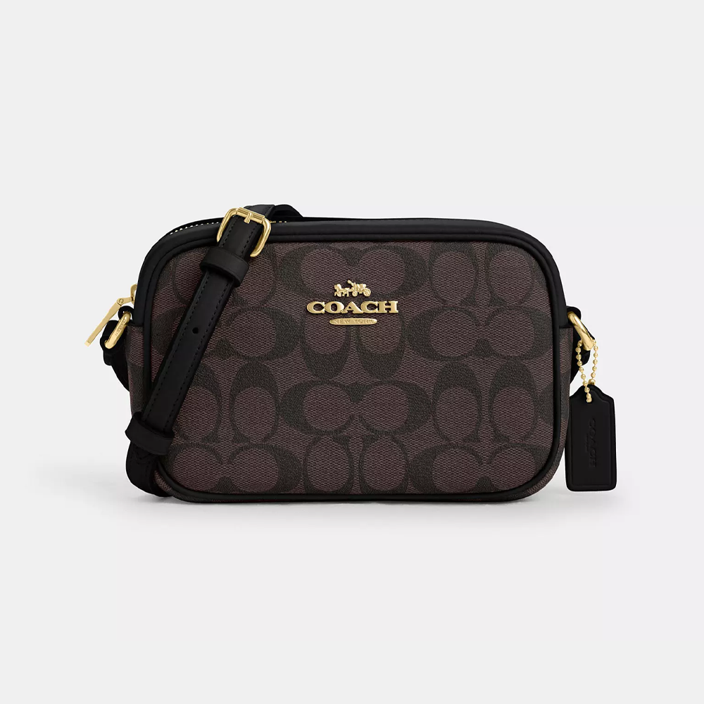 Coach Mini Jamie Camera Bag In Signature Canvas