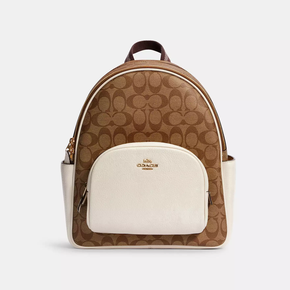 Coach Court Backpack In Signature Canvas