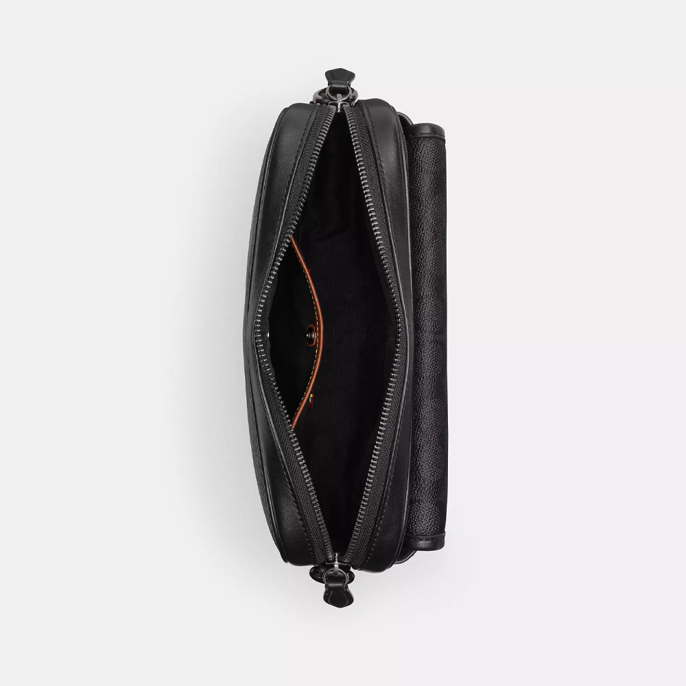 Coach Charter Flap Crossbody Bag 24 in Signature Canvas