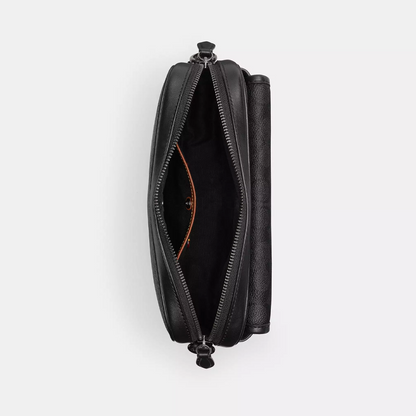 Coach Charter Flap Crossbody Bag 24 in Signature Canvas