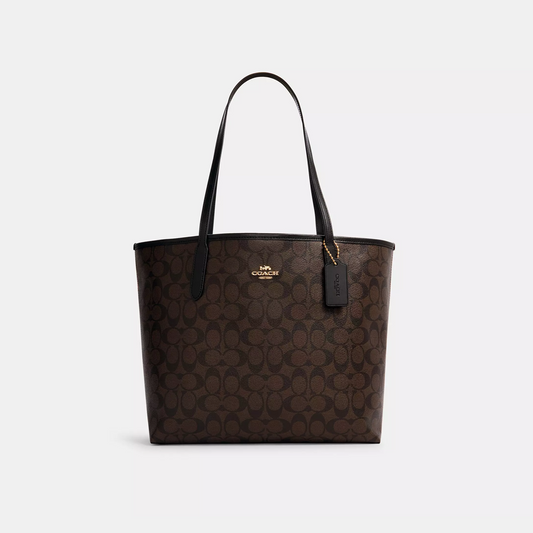 Coach Gallery Tote Bag In Signature Canvas