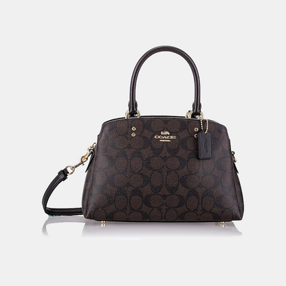 Coach Mini Lillie Carryall In Signature Canvas
