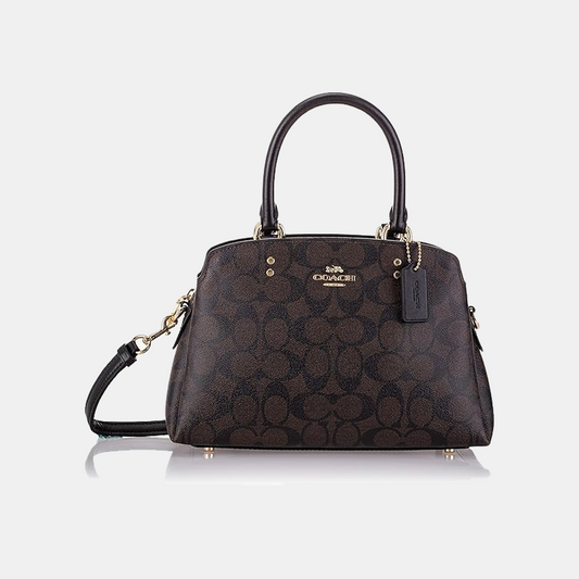 Coach Mini Lillie Carryall In Signature Canvas