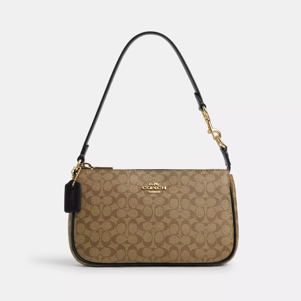 Coach Nolita 19 In Colorblock Micro Signature Canvas
