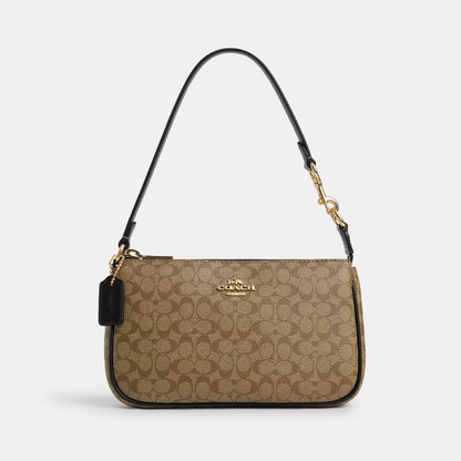 Coach Nolita 19 In Colorblock Micro Signature Canvas