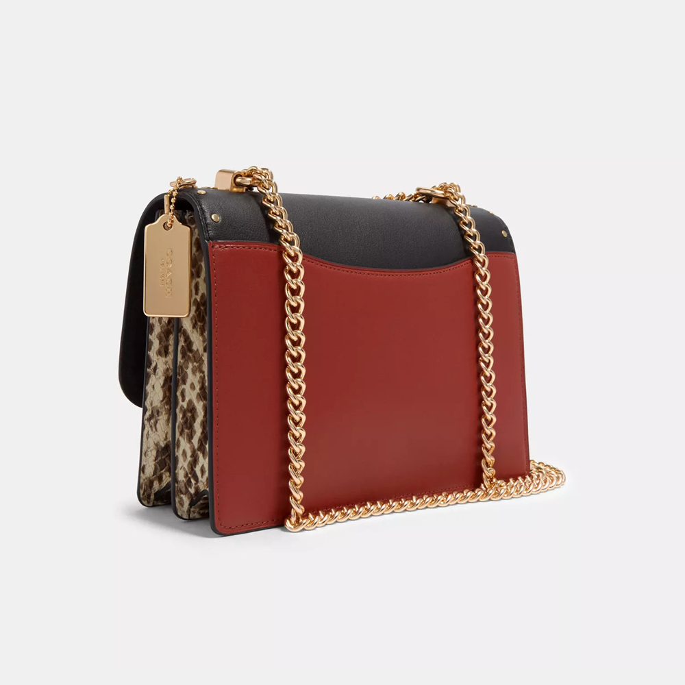 Coach Klare Crossbody Bag In Signature Canvas With Rivets