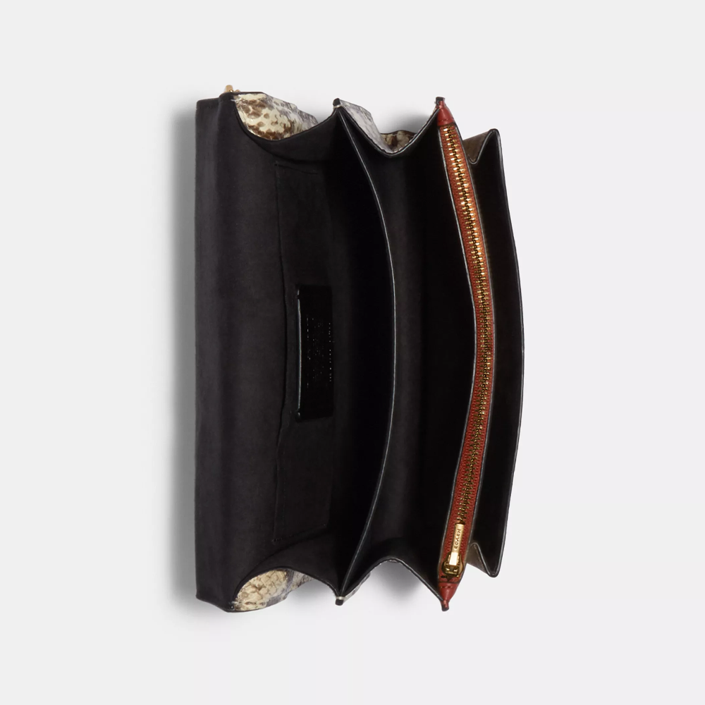 Coach Klare Crossbody Bag In Signature Canvas With Rivets