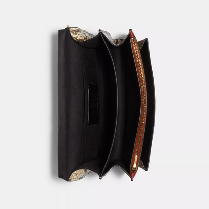 Coach Klare Crossbody Bag In Signature Canvas With Rivets