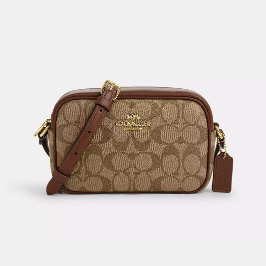 Coach Mini Jamie Camera Bag In Signature Canvas
