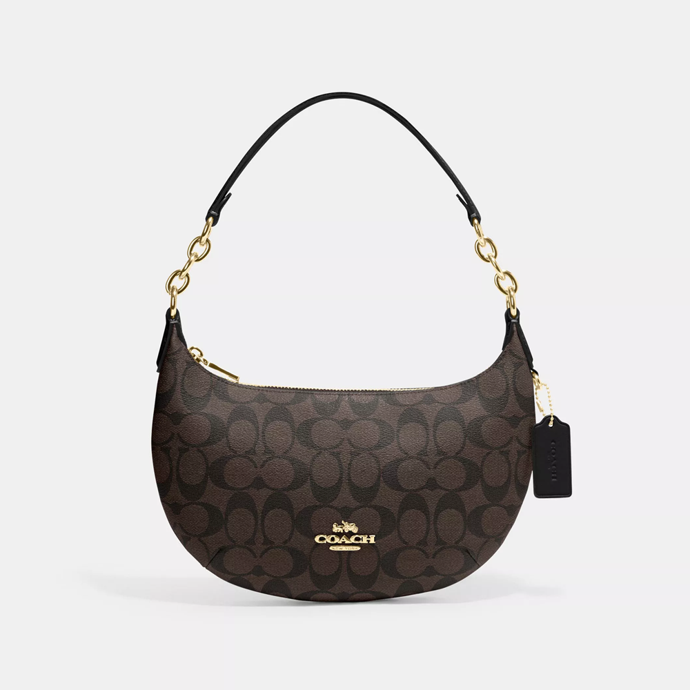 Coach Payton Hobo Bag In Signature Canvas