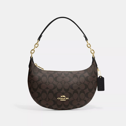 Coach Payton Hobo Bag In Signature Canvas