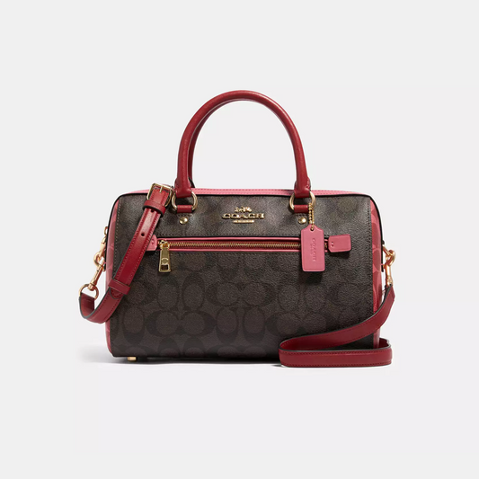 Coach Rowan Satchel Bag In Signature Canvas