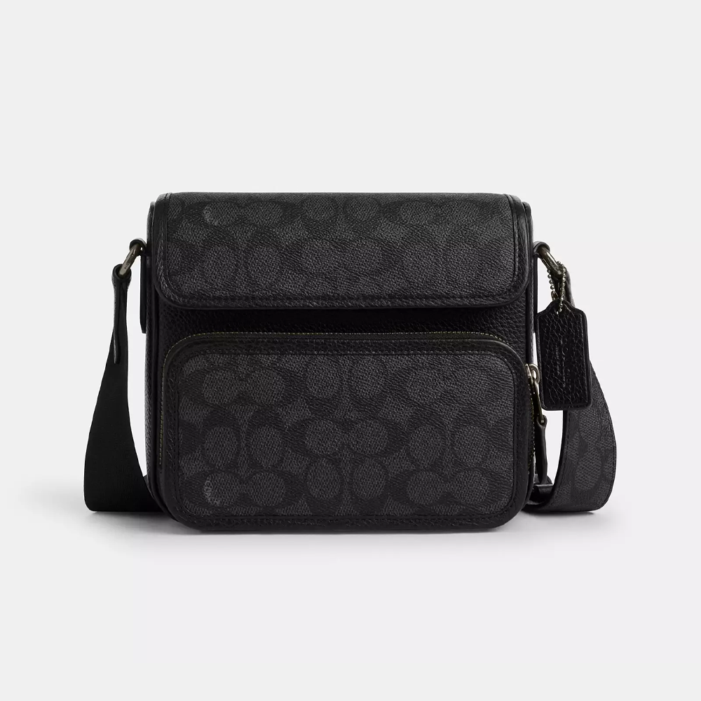 Coach Sullivan Flap Crossbody Bag in Signature Canvas