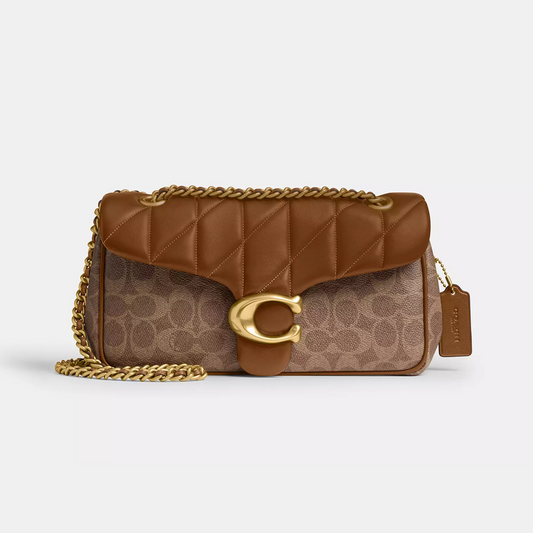 Coach Tabby Shoulder Bag 26 In Signature Canvas With Quilting