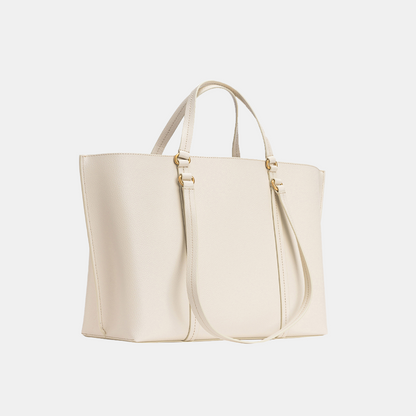 Pinko Large Tumbled Leather Shopper Bag
