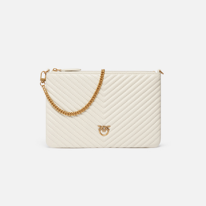 Pinko Small Quilted Nappa Leather Envelope Bag