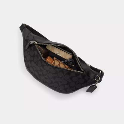 Coach Warren Belt Bag In Signature Canvas