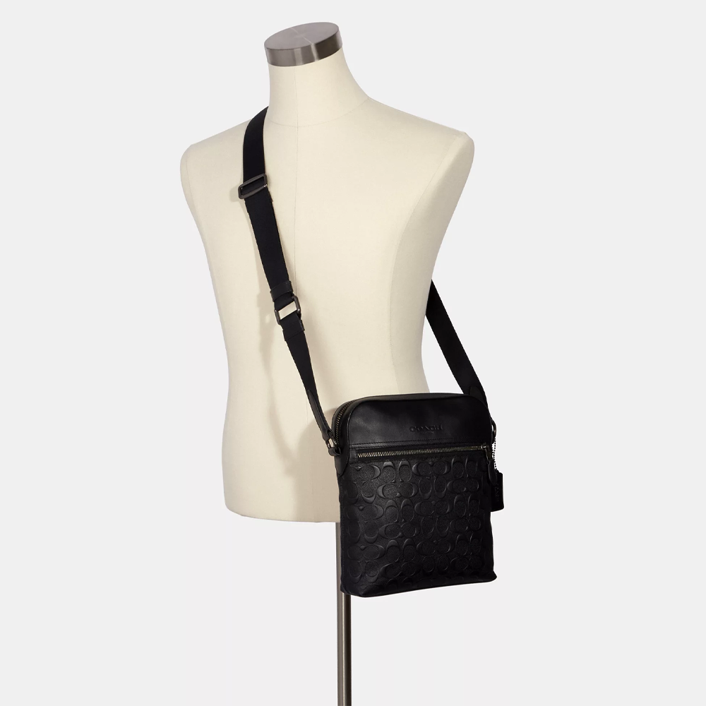 Coach Houston Flight Bag In Signature Leather